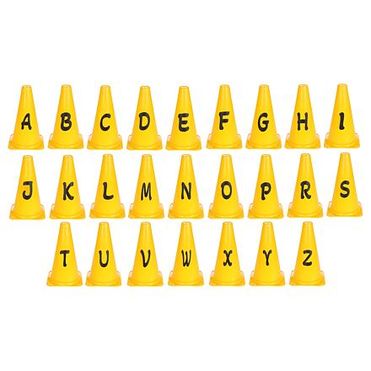 Alphabet Set kužele s písmenami balenie 1 sada