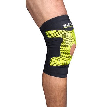 Compression Knee kompresný návlek na koleno čierna veľkosť oblečenia L