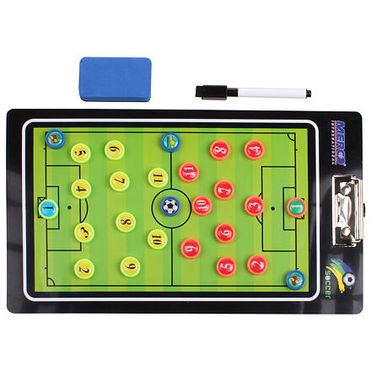 Fotbal 64 magnetická trénerská tabuľa, s klipom varianta 29686