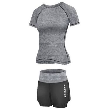 Runner Short 2W fitness set sivá veľkosť oblečenia L